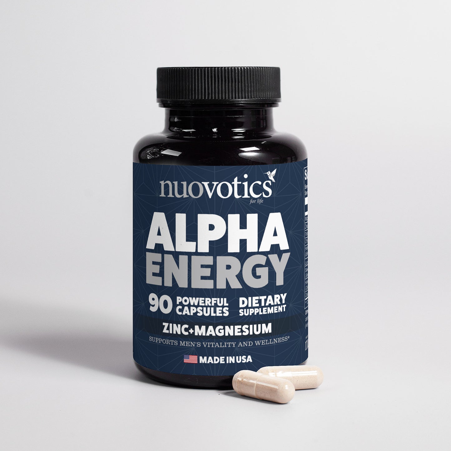 Alpha Energy — Men’s Vitality & Energy Supplement | Natural, Hormone-Free Formula