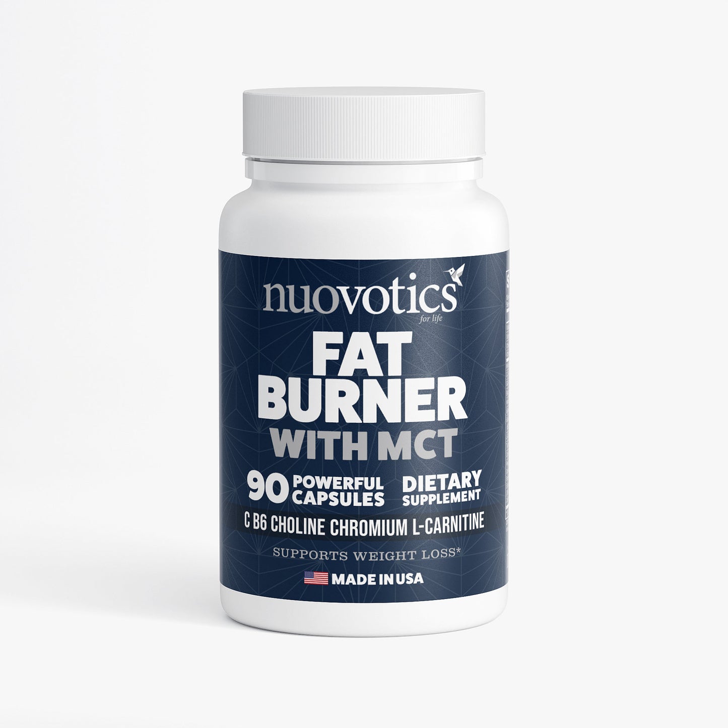 Nuovotics Fat Burner with MCT – Boost Metabolism & Weight Loss