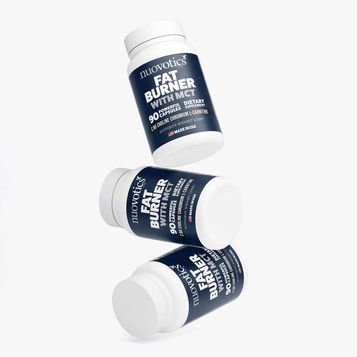 Nuovotics Fat Burner with MCT – Boost Metabolism & Weight Loss