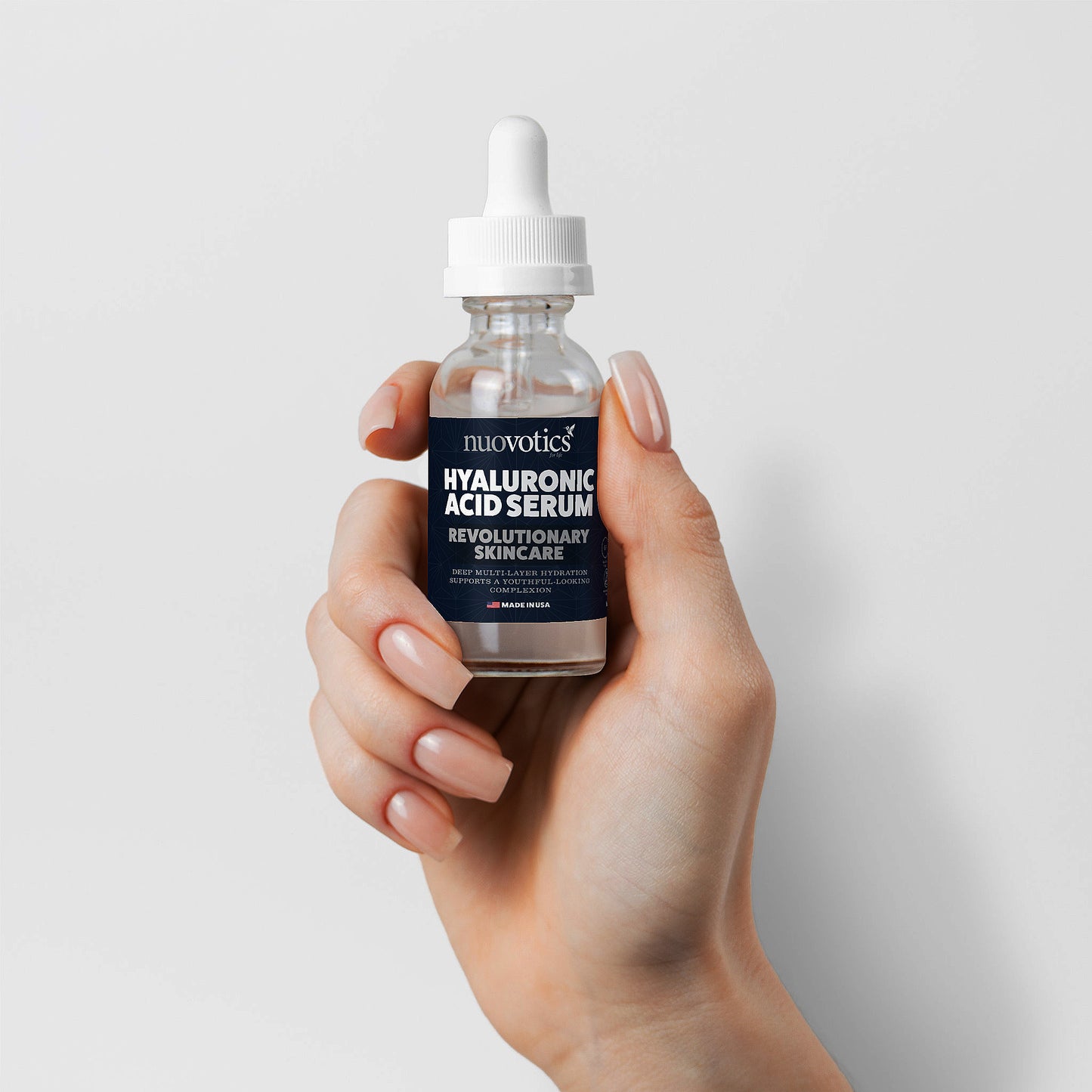 Nuovotics Hyaluronic Acid Serum – 4-Layer Hydration for Enhanced, Radiant Skin