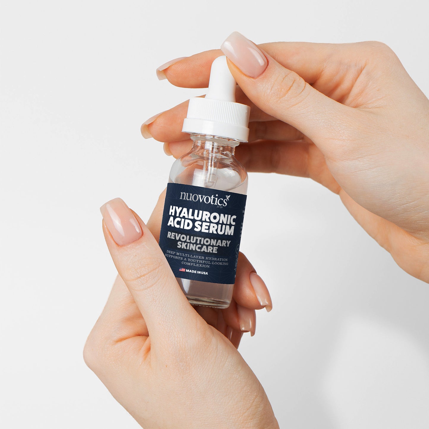 Nuovotics Hyaluronic Acid Serum – 4-Layer Hydration for Enhanced, Radiant Skin