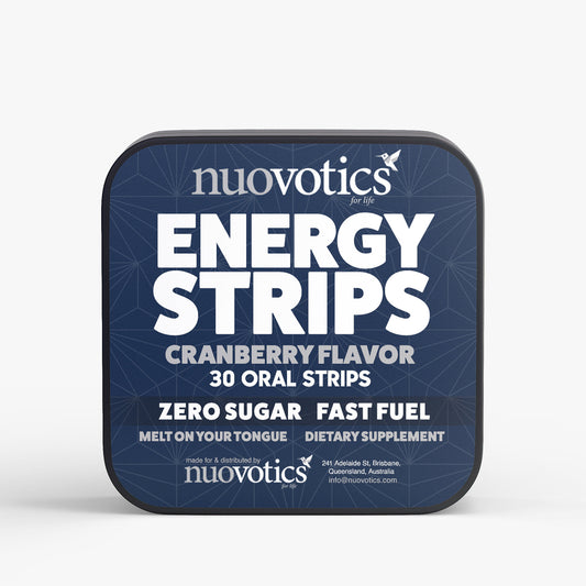 Energy Strips - Fast‑Acting Cranberry Flavor