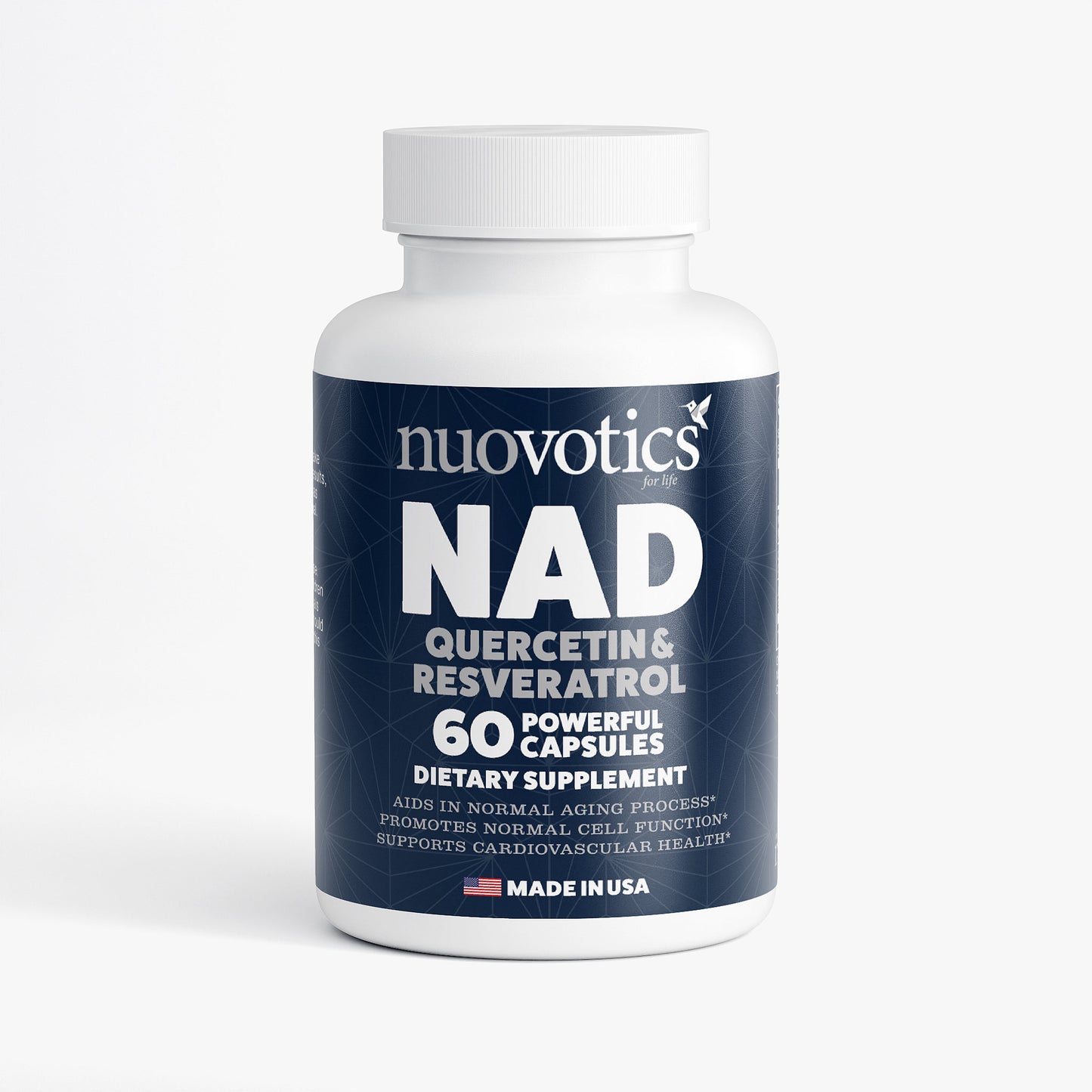 Nuovotics NAD+ with Quercetin & Resveratrol – Support Metabolism & Wellness