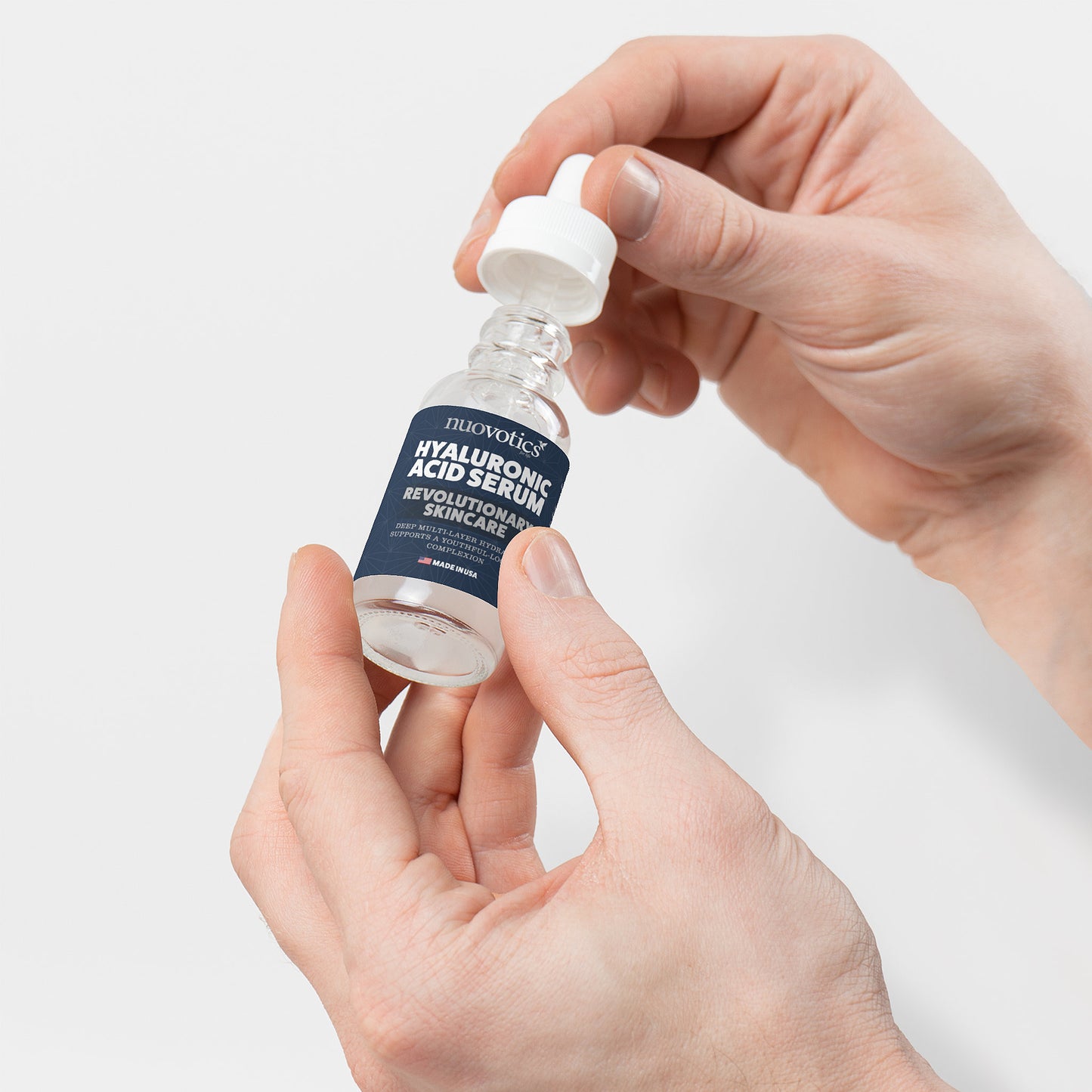 Nuovotics Hyaluronic Acid Serum – 4-Layer Hydration for Enhanced, Radiant Skin