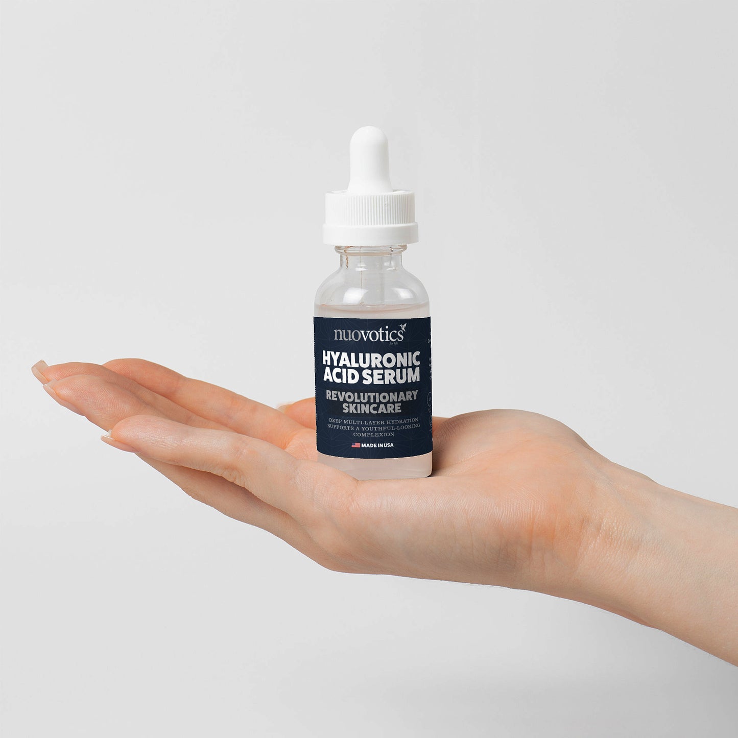 Nuovotics Hyaluronic Acid Serum – 4-Layer Hydration for Enhanced, Radiant Skin